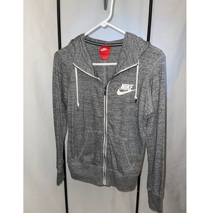 Nike, grey, Womens zip up, size Small
